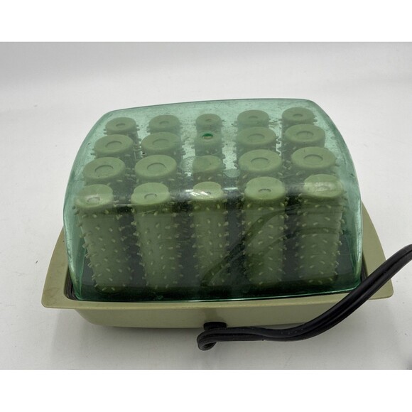 Vintage Dominion Hair Setter Travel Compact Hot Rollers Curlers  Model 1871 - Picture 4 of 6